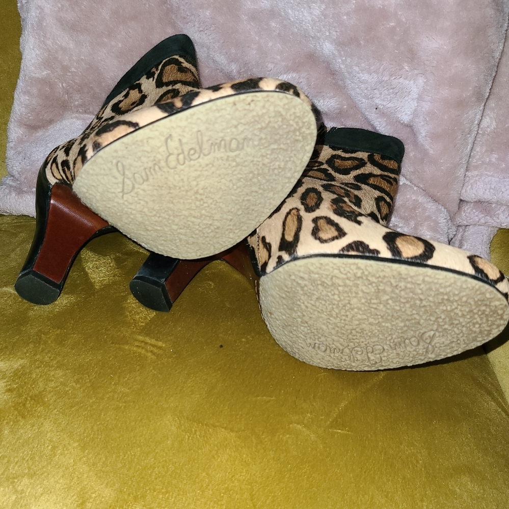 Sam Edelman Leopard booties - Picture 5 of 6